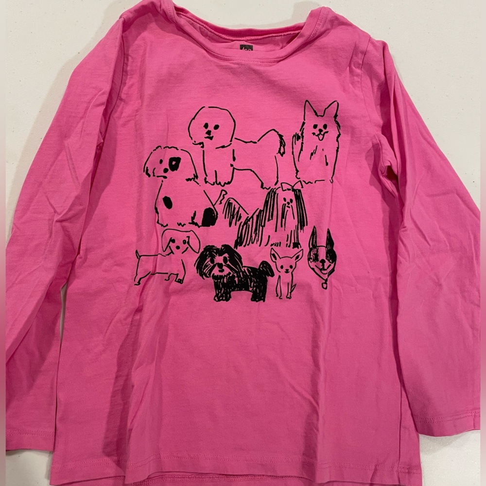 Tea Dog Print Shirt